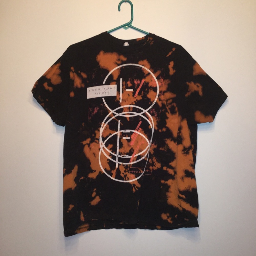 Twenty One Pilots Bleach Dyed T-Shirt